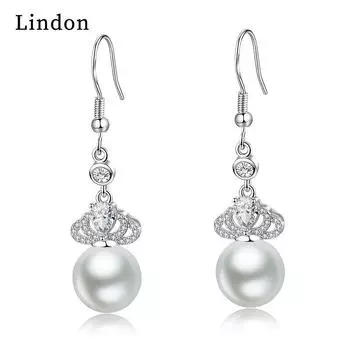 Серьги-капли Lindon из медного сплава с цирконом, серьги-капли для женщин, подарки на свадьбу