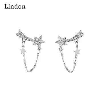 Серьги-капли Lindon из медного сплава с цирконом, серьги-капли для женщин, подарки на свадьбу