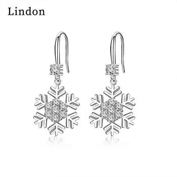 Серьги-капли Lindon из медного сплава с цирконом, серьги-капли для женщин, подарки на свадьбу