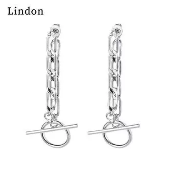 Серьги-капли Lindon из медного сплава с цирконом, серьги-капли для женщин, подарки на свадьбу