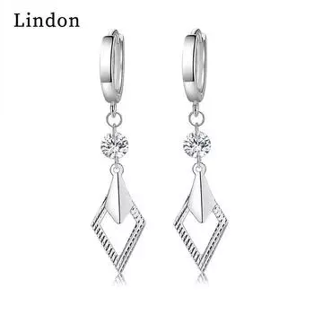 Серьги-капли Lindon из медного сплава с цирконом, серьги-капли для женщин, подарки на свадьбу