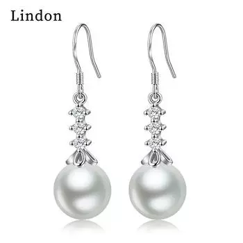 Серьги-капли Lindon из медного сплава с цирконом, серьги-капли для женщин, подарки на свадьбу