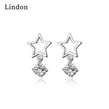 Серьги-капли Lindon из медного сплава с цирконием, серьги-капли для женщин, подарки на свадьбу