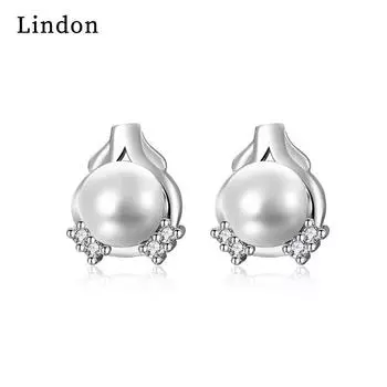 Серьги-капли Lindon из медного сплава с цирконом, серьги-капли для женщин, подарки на свадьбу