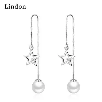 Серьги-капли Lindon из медного сплава с цирконием, серьги-капли для женщин, подарки на свадьбу