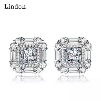 Серьги-капли Lindon из медного сплава с цирконом, серьги-капли для женщин, подарки на свадьбу белый