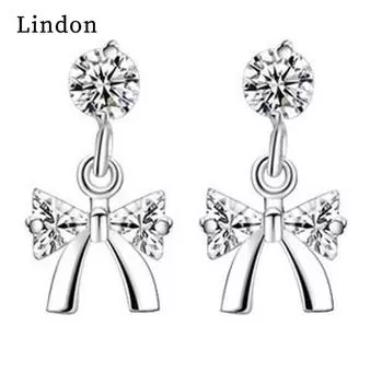 Серьги-капли Lindon из медного сплава с цирконием, серьги-капли для женщин, подарки на свадьбу