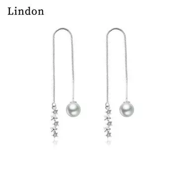 Серьги-капли Lindon из медного сплава с цирконом, серьги-капли для женщин, подарки на свадьбу