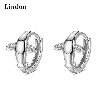 Серьги-капли Lindon из медного сплава с цирконом, серьги-капли для женщин, подарки на свадьбу