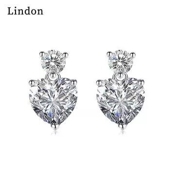 Серьги-капли Lindon из медного сплава с цирконом, серьги-капли для женщин, подарки на свадьбу