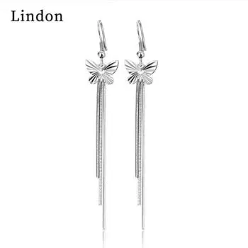 Серьги-капли Lindon из медного сплава с цирконом, серьги-капли для женщин, подарки на свадьбу