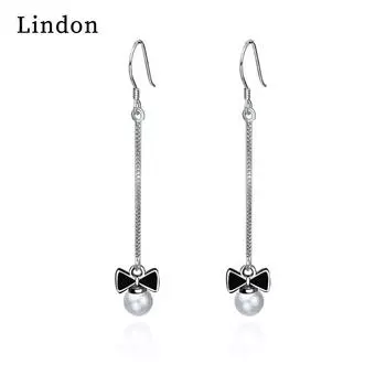 Серьги-капли Lindon из медного сплава с цирконием, серьги-капли для женщин, подарки на свадьбу