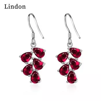 Серьги-капли Lindon из медного сплава с цирконием, серьги-капли для женщин, подарки на свадьбу