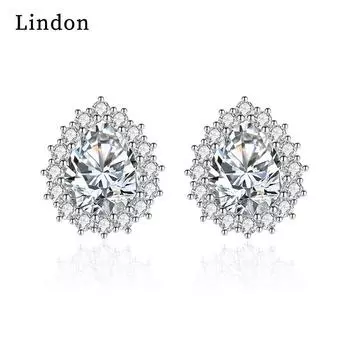 Серьги-капли Lindon из медного сплава с цирконом, серьги-капли для женщин, подарки на свадьбу