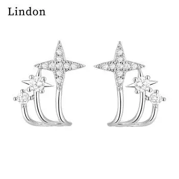 Серьги-капли Lindon из медного сплава с цирконом, серьги-капли для женщин, подарки на свадьбу