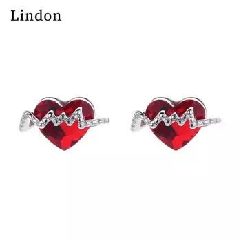 Серьги-капли Lindon из медного сплава с цирконом, серьги-капли для женщин, подарки на свадьбу