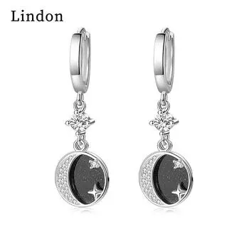 Серьги-капли Lindon из медного сплава с цирконом, серьги-капли для женщин, подарки на свадьбу