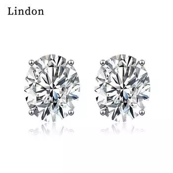 Серьги-капли Lindon из медного сплава с цирконом, серьги-капли для женщин, подарки на свадьбу белый