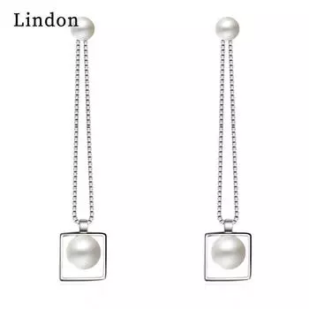 Серьги-капли Lindon из медного сплава с цирконием, серьги-капли для женщин, подарки на свадьбу