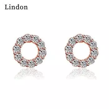 Серьги-капли Lindon из медного сплава с цирконом, серьги-капли для женщин, подарки на свадьбу