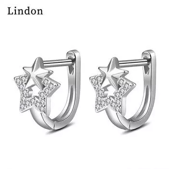 Серьги-капли Lindon из медного сплава с цирконием, серьги-капли для женщин, подарки на свадьбу