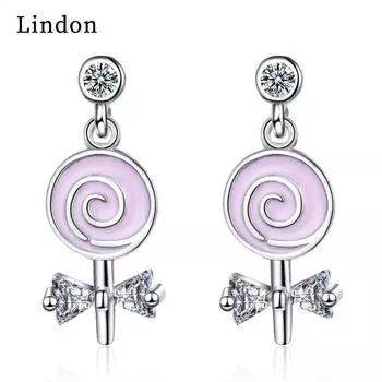 Серьги-капли Lindon из медного сплава с цирконом, серьги-капли для женщин, подарки на свадьбу