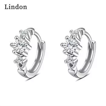 Серьги-капли Lindon из медного сплава с цирконом, серьги-капли для женщин, подарки на свадьбу