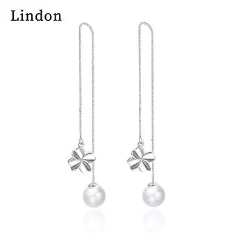 Серьги-капли Lindon из медного сплава с цирконием, серьги-капли для женщин, подарки на свадьбу