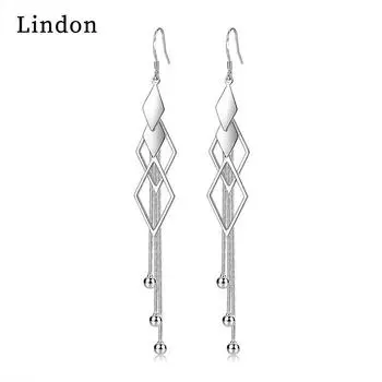 Серьги-капли Lindon из медного сплава с цирконом, серьги-капли для женщин, подарки на свадьбу