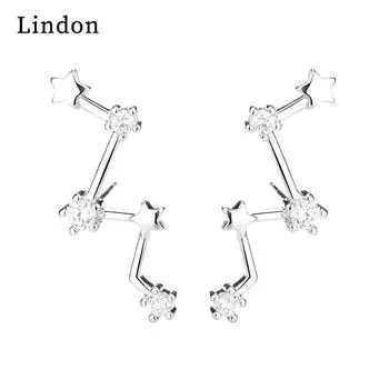 Серьги-капли Lindon из медного сплава с цирконом, серьги-капли для женщин, подарки на свадьбу