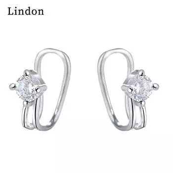 Серьги-капли Lindon из медного сплава с цирконом, серьги-капли для женщин, подарки на свадьбу