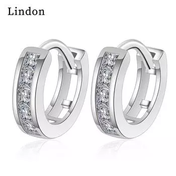 Серьги-капли Lindon из медного сплава с цирконом, серьги-капли для женщин, подарки на свадьбу