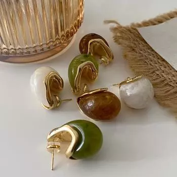 Серьги-капли Maillard Water Drop Новые серьги Модные простые ретро-темпераментные высококачественные серьги прозрачный белый