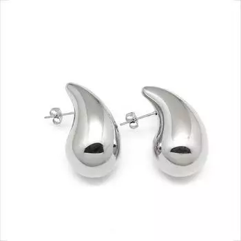 Серьги-капли в форме полой воды для женщин, серьги-запятые, универсальные серьги высокого класса