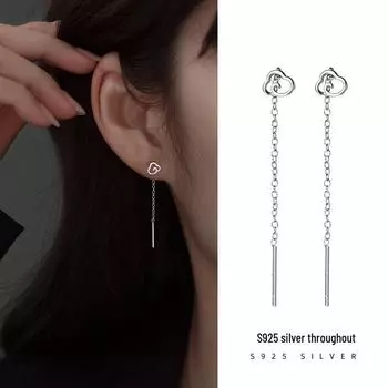 Серьги-кисточки Banyan Tree S925 Silver Cloud — элегантный, стройнящий женский модный аксессуар ES2182, 925 Silver платиновый