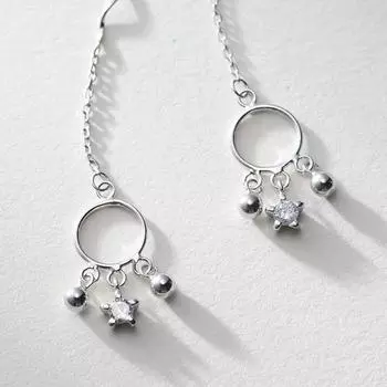 Серьги-кисточки Earlines Dreamy Wave Temperament для милых девушек из Японии и Кореи