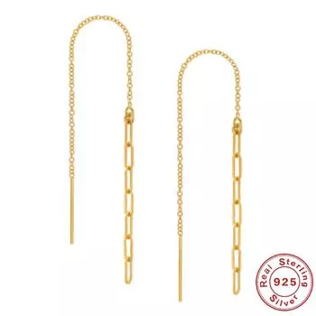 Серьги-кисточки из стерлингового серебра S925 с бриллиантами, серьги-мини-треугольники, серьги-скрепки, серьги-серьги, темпераментные серьги, женские 925 Silver