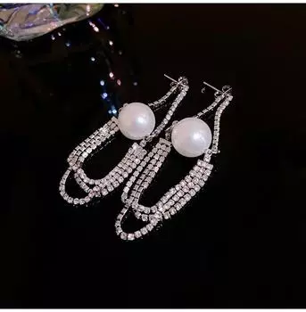 Серьги-кисточки модные легкие роскошные серьги нишевые серьги золотой