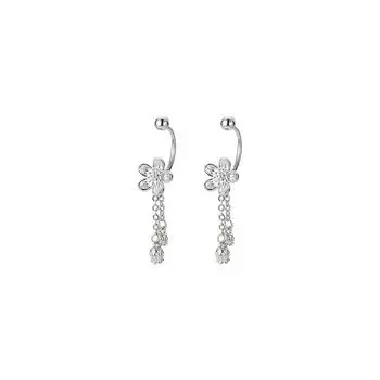 Серьги-кисточки с цветком, легкие, роскошные, милые, нишевые, высококачественные серьги