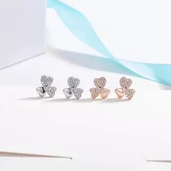 Серьги-клипсы из розового золота 14 карат с бриллиантами Bizuteria 1 карат для женщин, серьги с драгоценными камнями Oorbellen Bijoux Femme, серьги с гранатом, вечерние ювелирные изделия белый