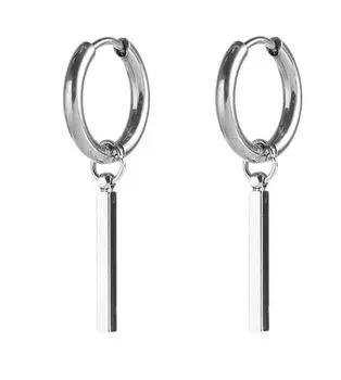 Серьги-кольца BTS Jimin на оба уха, 2 шт., мужские и женские (Серьги)