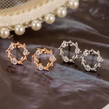 Серьги-кольца Fresh Teng, дизайн с обмоткой, не вызывающие столкновений, легкие, роскошные, классические модные украшения для ушей