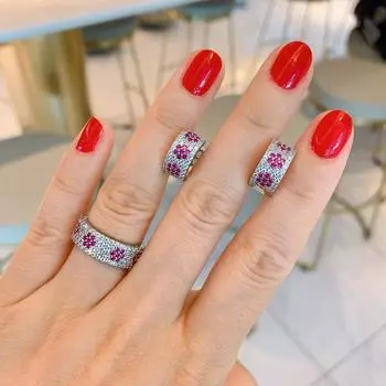 Серьги-кольца Имитация микро-инкрустированных ювелирных изделий Кольца Модные ювелирные изделия Аксессуары Серьги