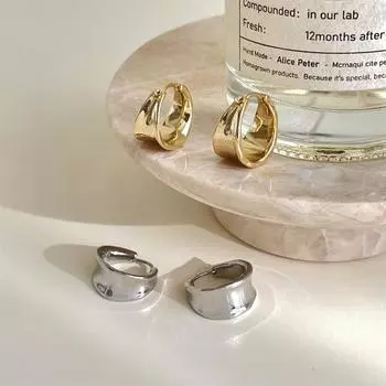 Серьги-кольца из серебра 925 пробы, женские, легкие, роскошные, высокого класса, широкие серьги, простые, модные, стильные, новые серьги 925 silver needles