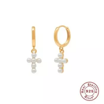 Серьги-кольца из серебра 925 пробы с конским глазом и цирконием, серьги-цепочки для женщин и девочек, изысканное кольцо с пряжкой для ушей, серебряное кольцо Aretes