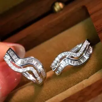 Серьги-кольца из стерлингового серебра 925 пробы для женщин, блестящие кубические цирконии, современные модные женские серьги, модные ювелирные подарки