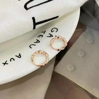 Серьги-кольца Mobius, витые серьги, новый стиль женских сережек, модная женская индивидуальность