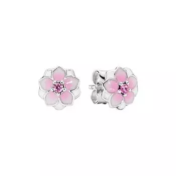 Серьги-кольца с цветком ромашки S925, серебристые, розовые, желтые, с цветком, серьги-кольца для женщин, свадебные, помолвочные, с цирконием, оригинальные ювелирные изделия, подарок