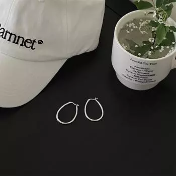 Серьги-кольца с каплями из серебра 925 пробы, женские ретро-серьги премиум-класса с полным ухом, минималистичные, модные, повседневные, ветровые серьги 925 silver needles