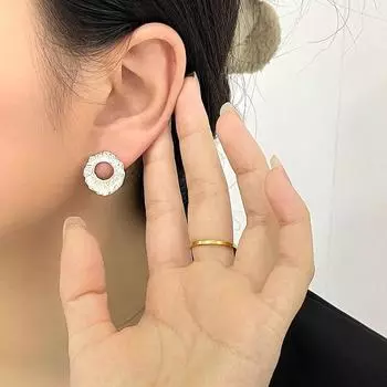 Серьги-кольца в виде ананаса Холодный стиль Ins Уникальная индивидуальность Высококачественные серьги в нишевом дизайне